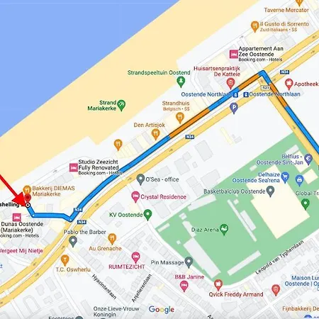 Vakantieverblijf Monopole Апартаменты Остенде